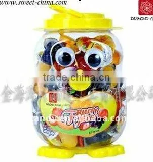 10 pieces colorful fruit jelly