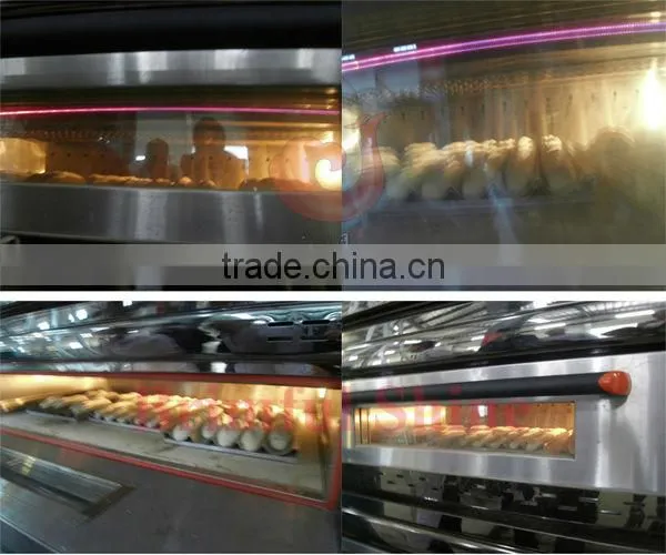deck oven with steam spray/gas oven