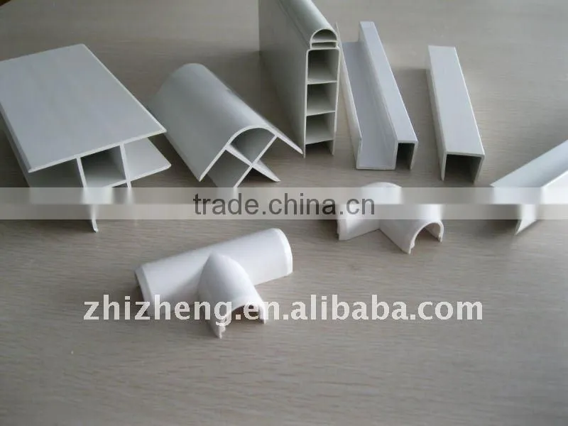 any color availabe pvc extrusion profile