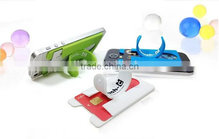 Mobile Phone Card Pocket silicone card holder