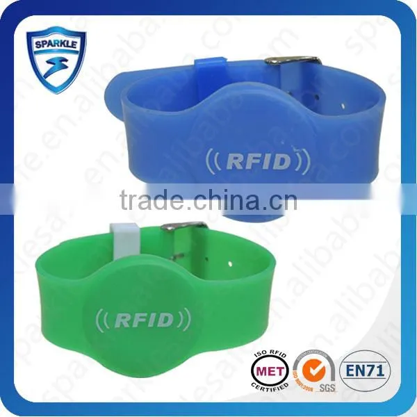 LF 125khz HF 13.56mhz access rfid wristband