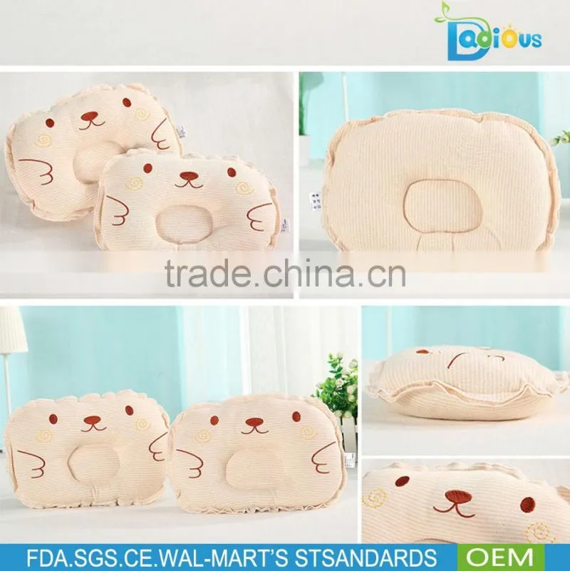 Baby Pillow For Newborn Organic Cotton Protection for Flat Head Syndrome