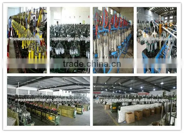 Rope braiding machine/diamond braided rope machine