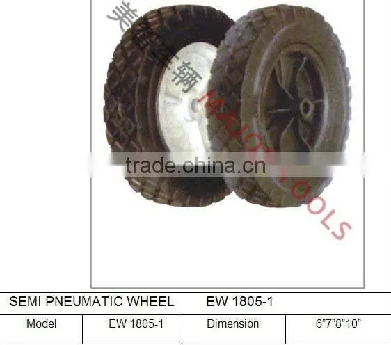 small semi pneumatic wheel