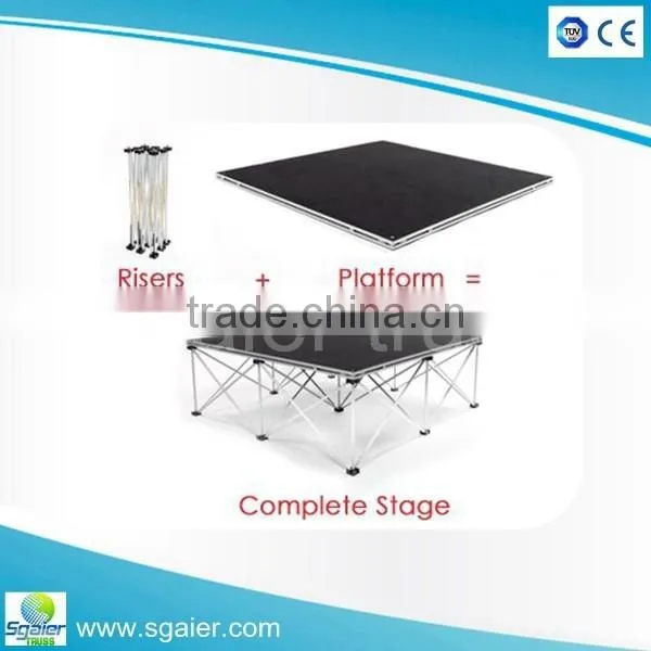 4ft x 4ft Heavy Duty Heighten Riser Portable Stage