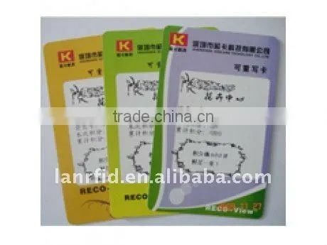 2011 rewritable magnetic stripe card
