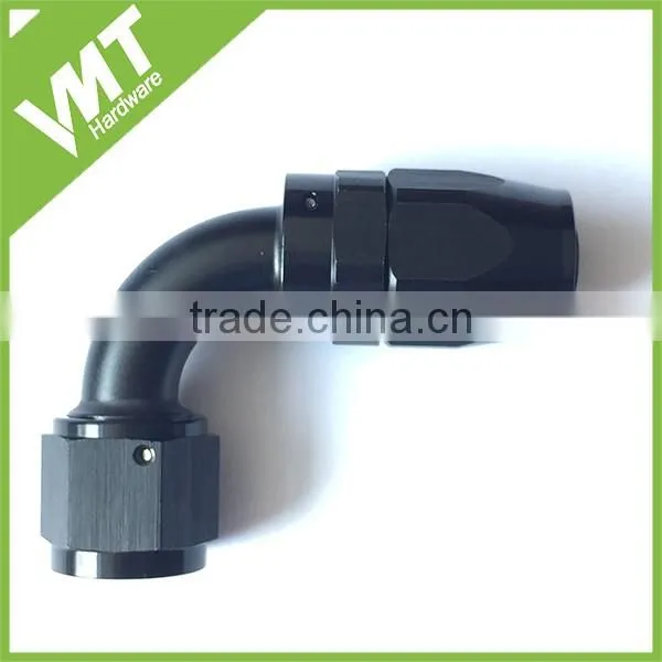 AN black Fitting NPT swivel cutter hose ends