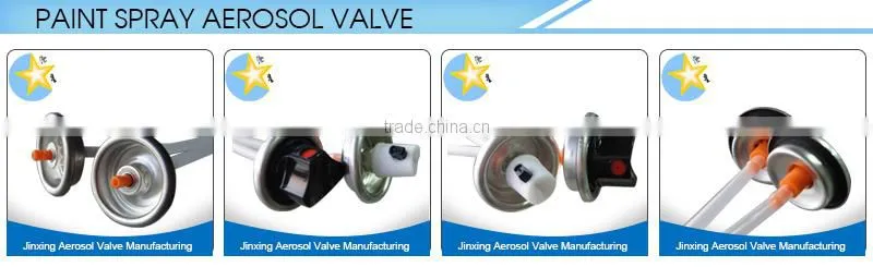 One inch routine paint aerosol spray valve