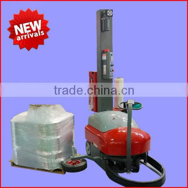Good qulity mobile pallet stretch wrapping machine for wrapping pallet