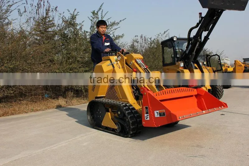 mini tracked skid steer loader with mini dozer blade,Kohler engine,26hp for sale