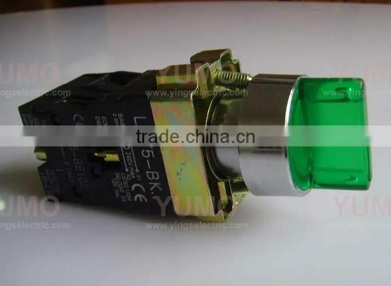 Push Button plastic bezel pushbutton switchLAY5-BK3365