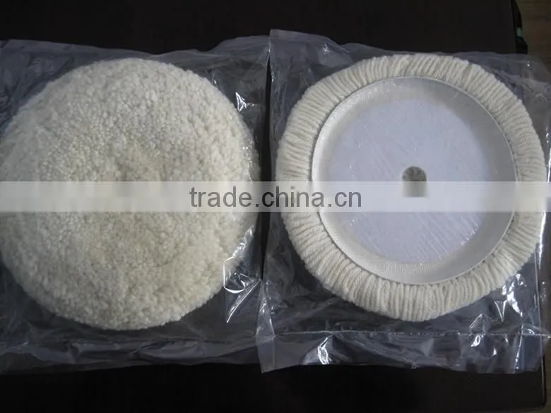 7" single sides wool buffing pad made by RT112 wool