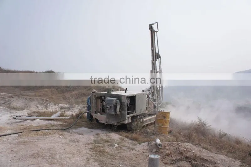 60 meters hydraulic driiving down-the-hole drlling rig