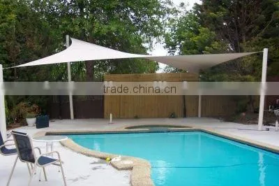 Outdoor beautiful low price Polyester waterproof Sun Shade sail