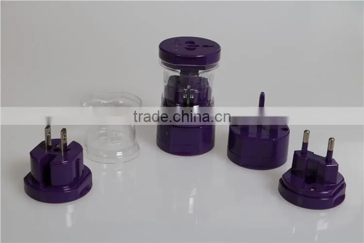 all in one universal international plug adapter world travel SY-02 DC power adapter 1european plug ac switching
