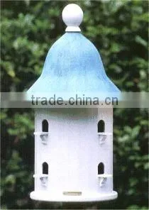 HOT SELLING ROUND BIRD FEEDER, SPIRA DESIGN WITH HANGING HOOK, GREEN COLOR