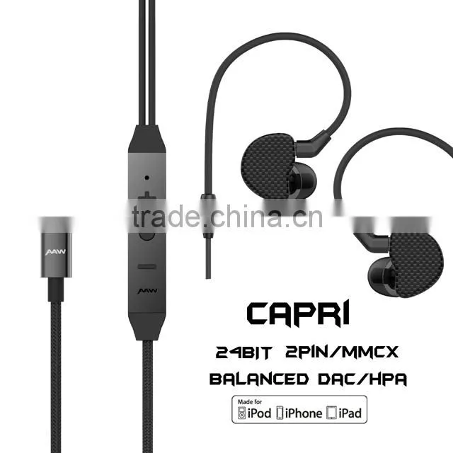 New Arrival High-eng MFI Approval Earphone For iPhone7/7 plus, Wholesale Unique In-ear Headphone Specially For iPhone 7/7Plus
