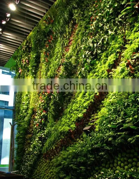 2015 new designed high quality artificial plant wall/decorative artificial vertical garden wall