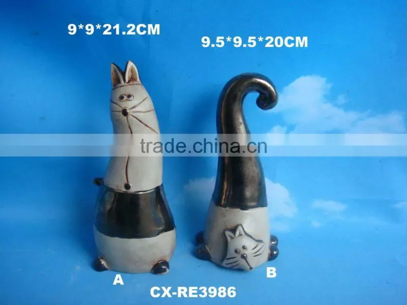 Ceramic reactive glazed animal -ceramic bird deco-color glazed porcelain bird-pottery bird