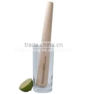 bamboo/wooden cocktail muddler