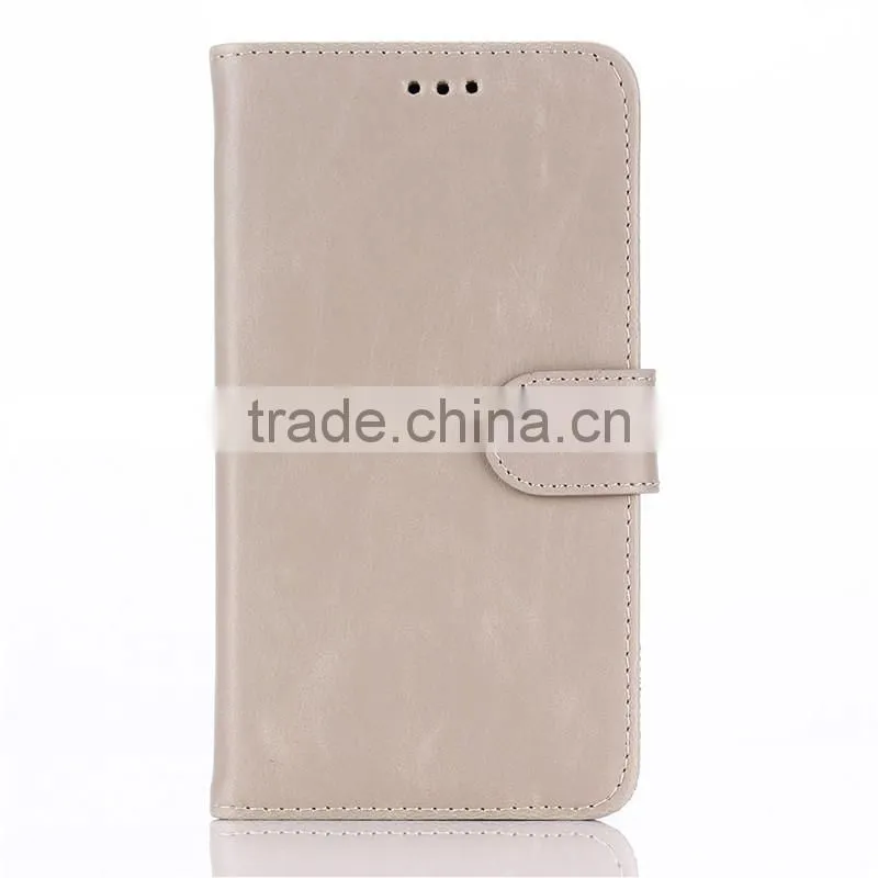 High quality crazy-horse PU card bumper/pocket cell phone case for LG