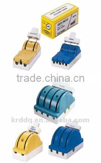 porcelain / ceramic single / double throw pole knife switch with Certificate of compliance