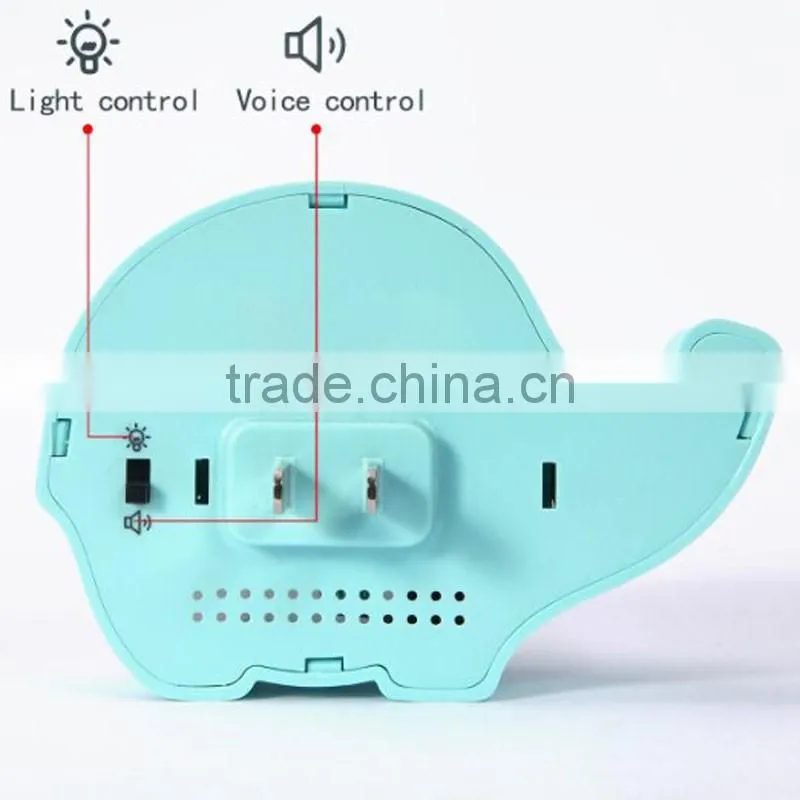 Mini baby decorative night light with sensor plug-in wall night lamp