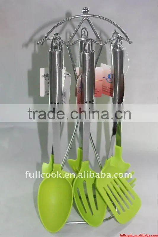 Nylon kitchen Utensil series w/stainless steel handle