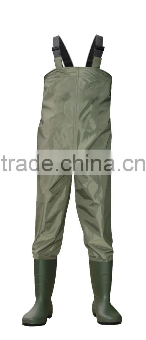PVC Nylon Chest Wader For Fishing