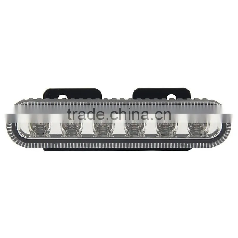 ECE EMC 10-30V 18W 6 Leds Slim Line Red Flash Warning Strobe Light