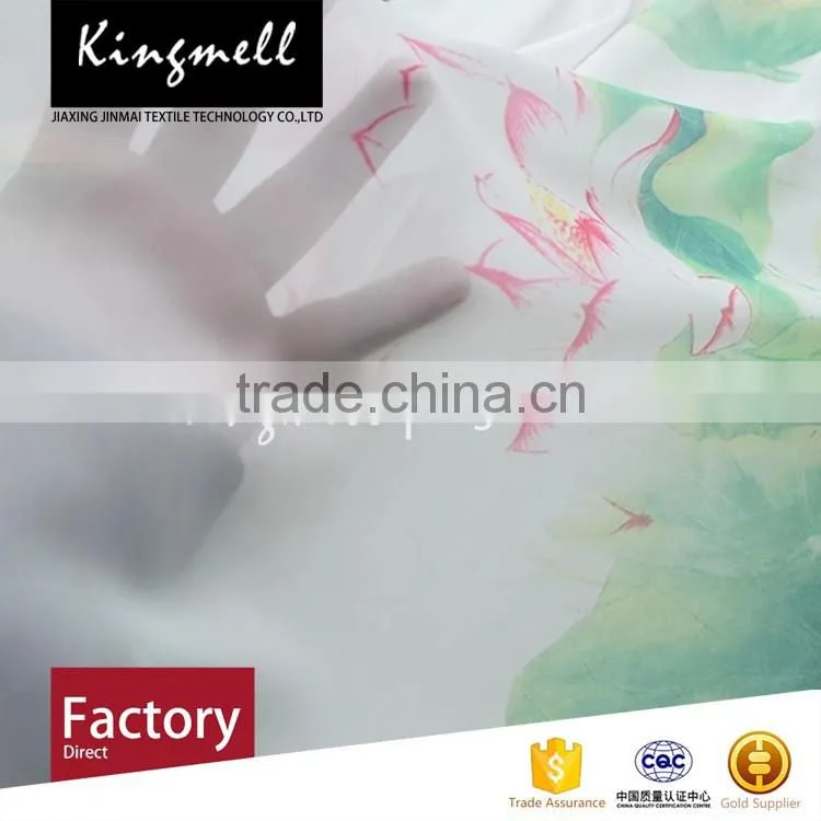 Customized digital printing silk chiffon factory fabrics