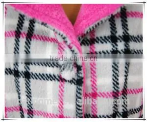 100% polyester home pajamas sleepwear with buttons
