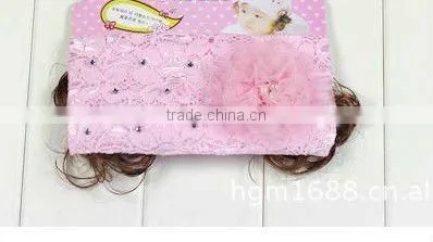 Baby Hair Band Infant Head wrap Feather Flower Headband