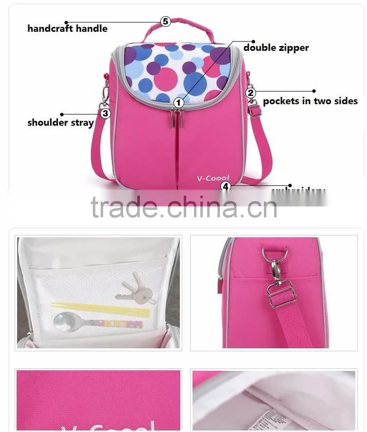 lunch bag for office/freezable lunch bag/car cooler bag