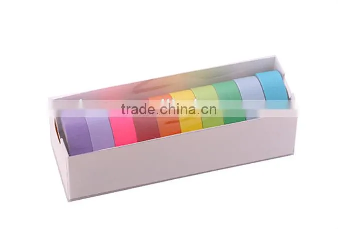 Solid Colorful Washi Deco Planner Tape
