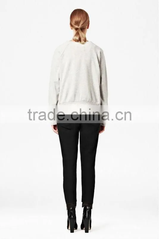 Ladies 100% Cotton Printed Sweatshirt Top