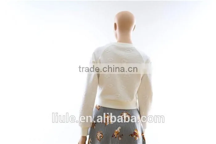 New design girls Simple sporty casual blouse women fashion long sleeve short blouse