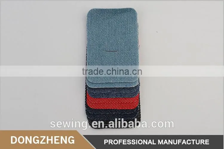 Chinese supply plain sublimation custom embroidered patches with iron on back