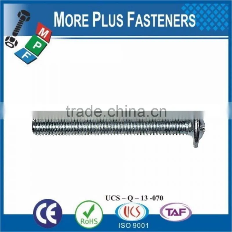 Made in Taiwan Metric Coarse Phillips Flange Pan Head Machine Screw DIN 967