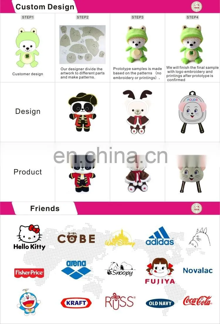 New Product Custom Animal- Shaped Plush Keychain