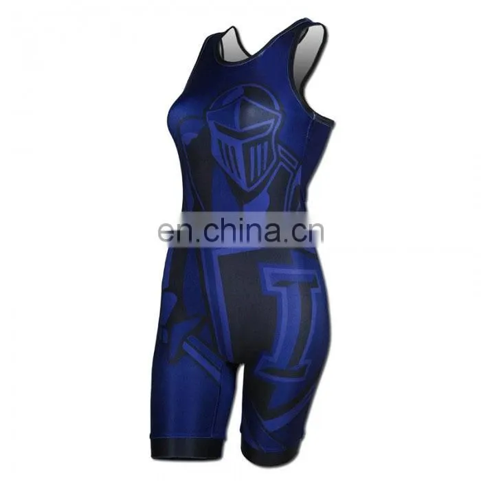 oem sublimated comfortable womens Wrestling singlet