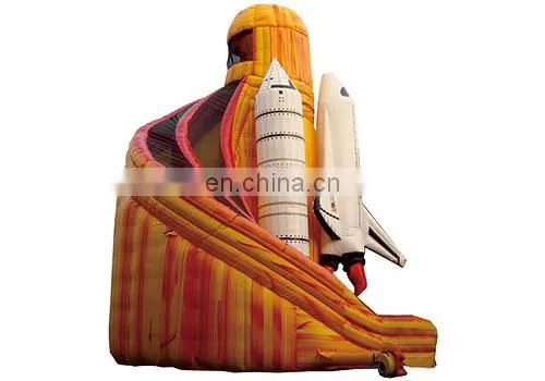 Fabulous inflatable rocket site dry slide 2012