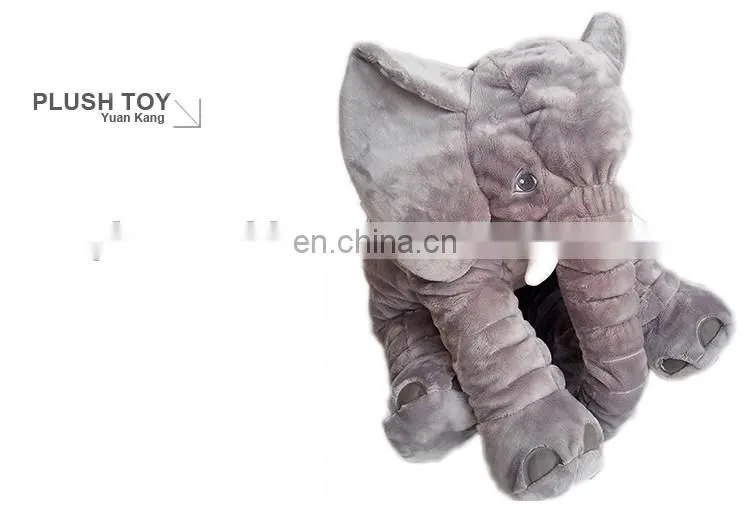 custom stuffed elephant microbead pillow
