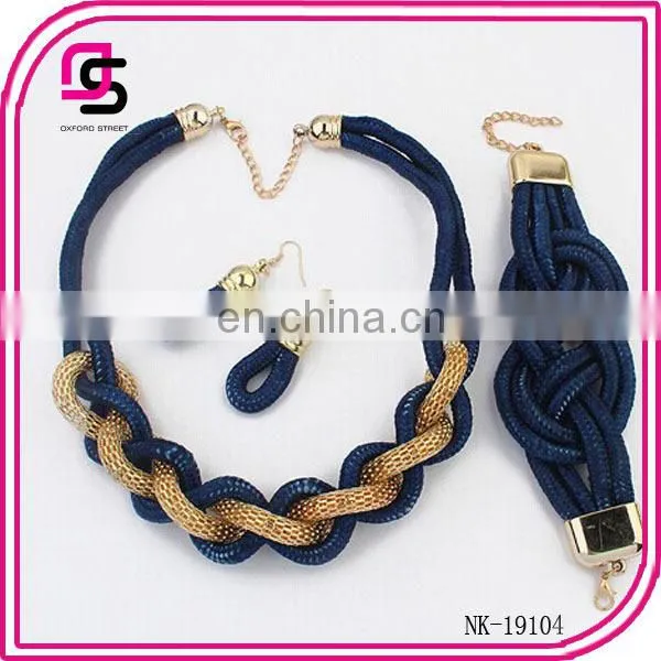 Beautiful style Flower necklace earring Jewelry Sets 2015