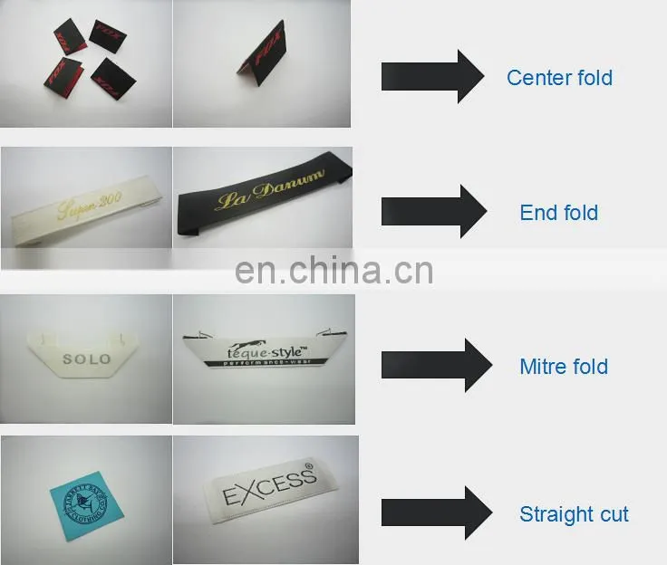 private staight cut white label for garment