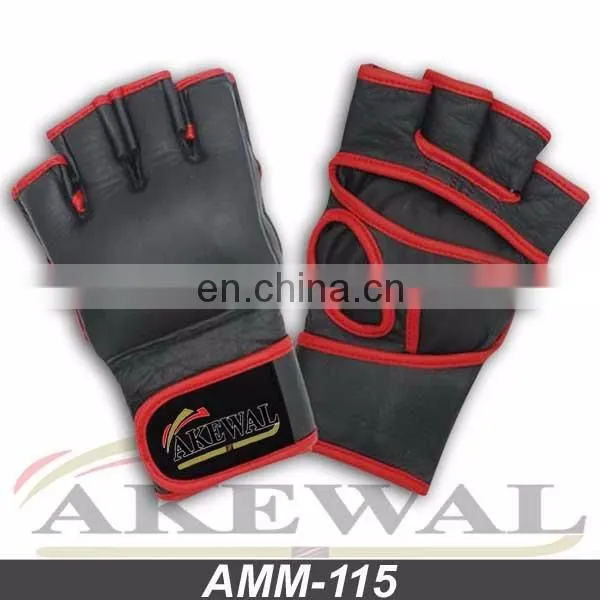 MMA Gloves Cowhide Leather