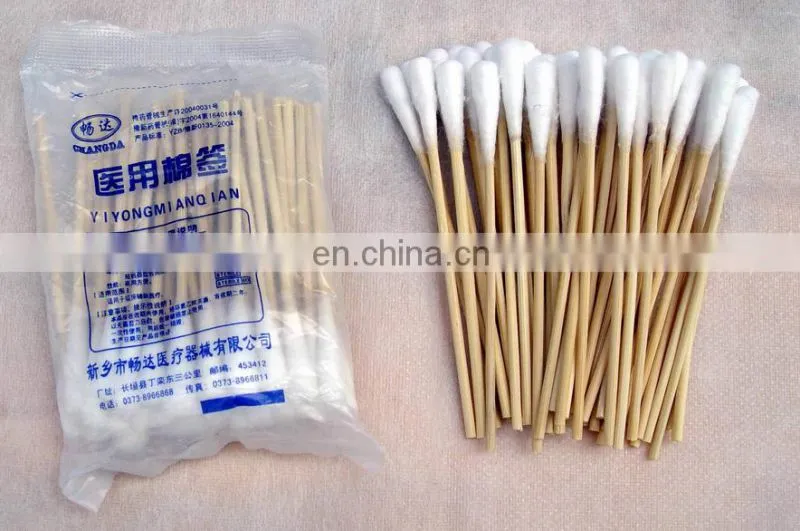 Plastic Rod/ Bamboo/ Wood / Paper Cotton Swabs Making Machine