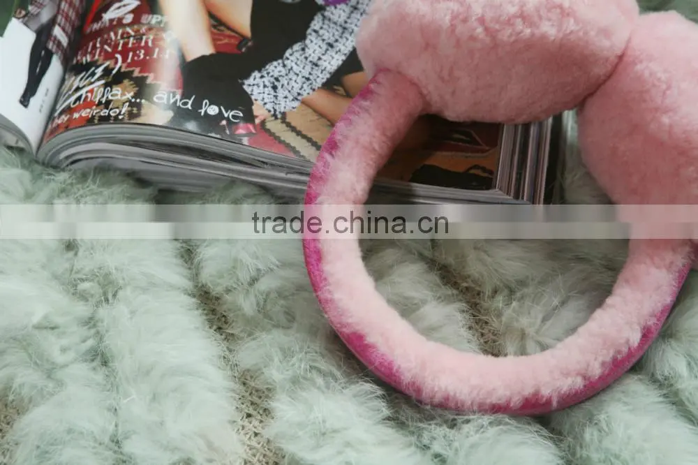 2015 Fashion Accessories Australia Sheepskin Wholesale Earmuffs