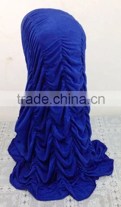 A593 Newest design solid color ruffle TWO Pieces HIJAB