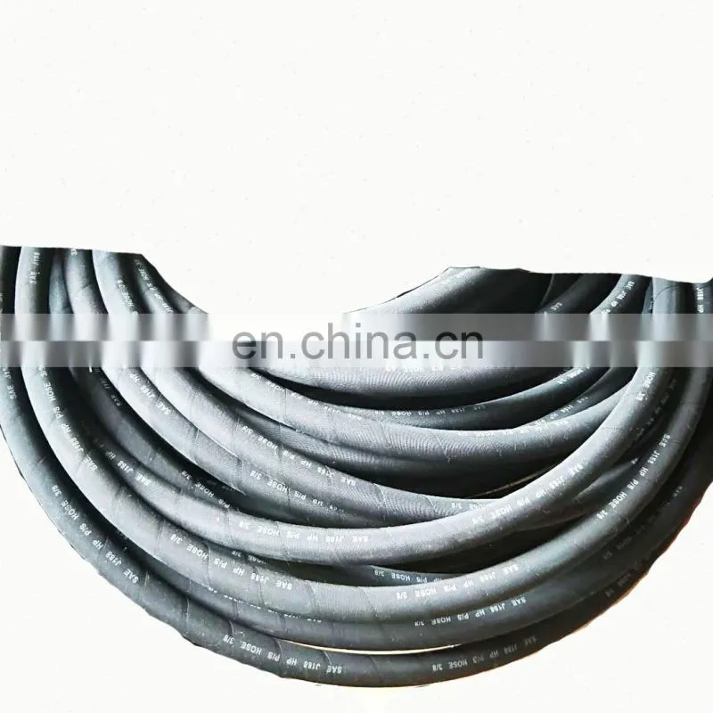 hydraulic high pressure rubber hose and fitting oil intercooler hose 3/8 power steering hose